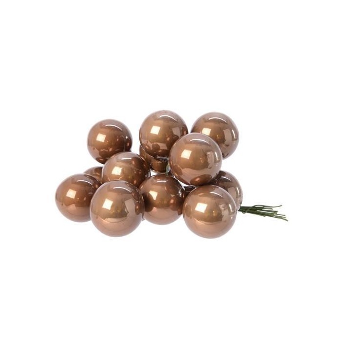 BOX 144 MINI SFERE VETRO CASHM